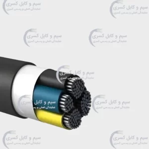 کابل آلومینیوم زمینی خراسان الکتریک نارگان ‎4*10
